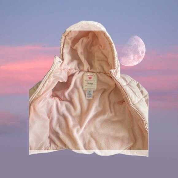 Carter’s Appliqué Unicorn Hooded Winter Coat - Picture 2 of 10